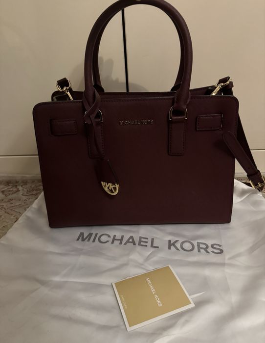 Geanta Michael Kors, Burgundy/Visinie, Conditie Excelenta