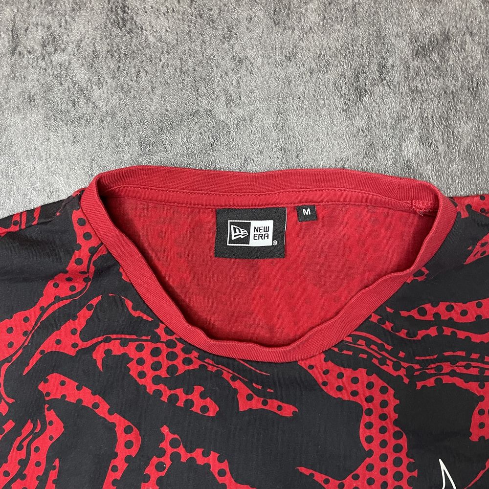 Tricou NBA New Era Chicago Bulls original – imprimeu, mărime M