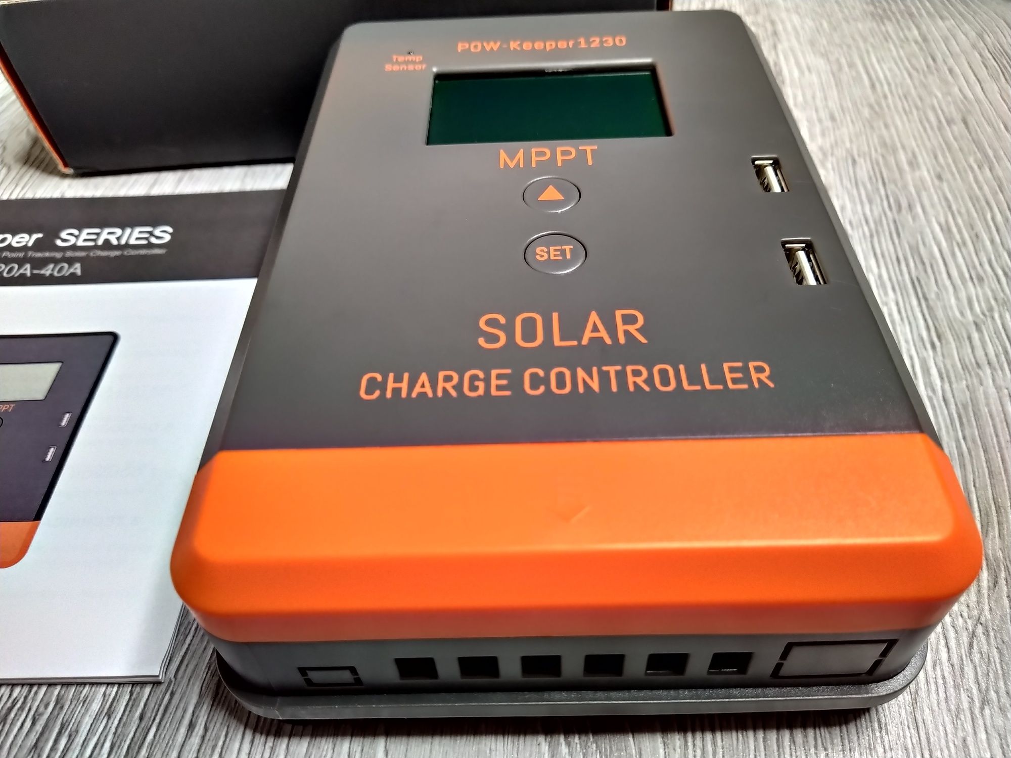 Controler Incărcător Solar PowMr MPPT 30A / 12V 24V, CAMPING, ETC.
