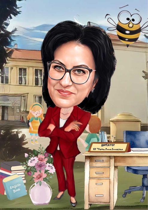 Карикатура от снимка | Професионален дигитален шарж | Уникален подарък