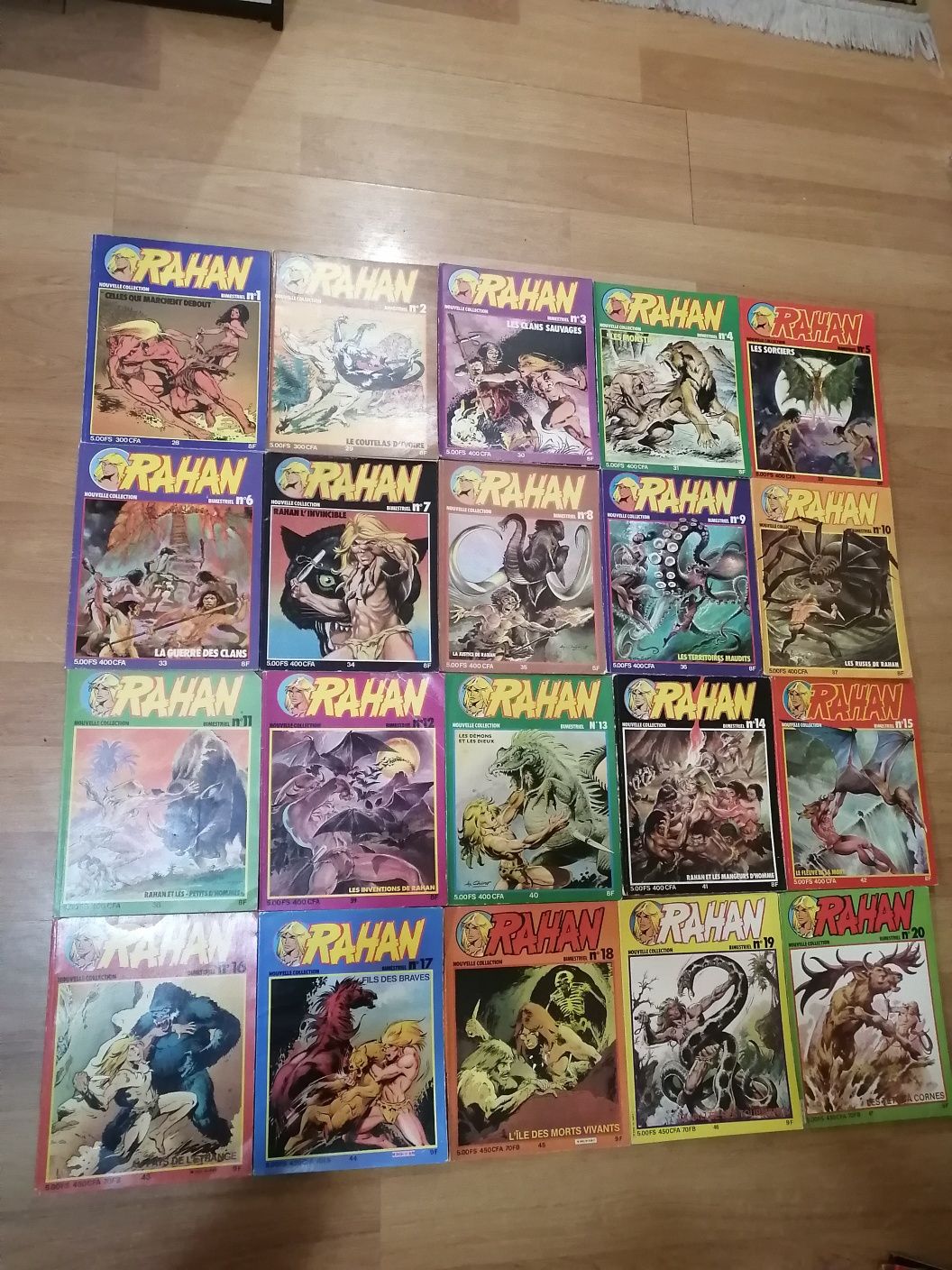 Lot Rahan Nouvelle Colection nr 1-36, plus 9 albume, pret 2500 lei.