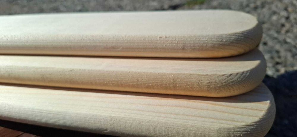Sipca lemn gard tratat  rindeluita  9 x 1,9 x 100 cm