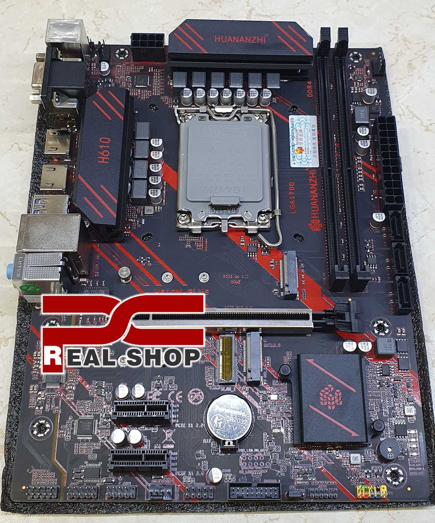 Intel-Upgrade! H610M-PLUS + Intel Core i5 12400F + 16GB DDR4 3200Mhz