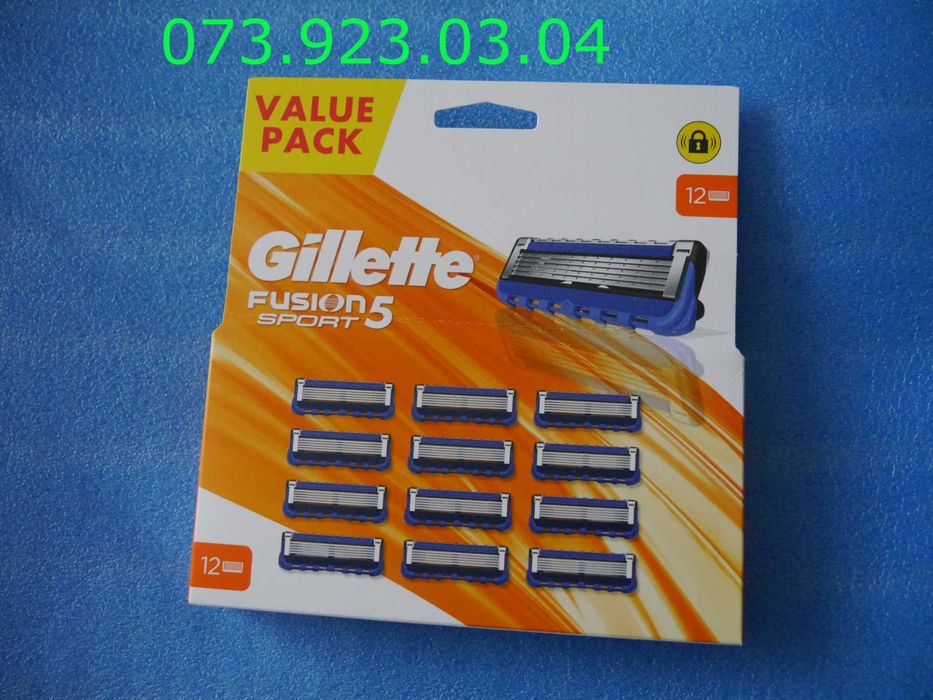 Gillette Fusion rezerve 12 bucati