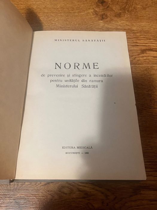 Norme de prevenire și stingerea incendiilor ptr unit. din ramura M. S.