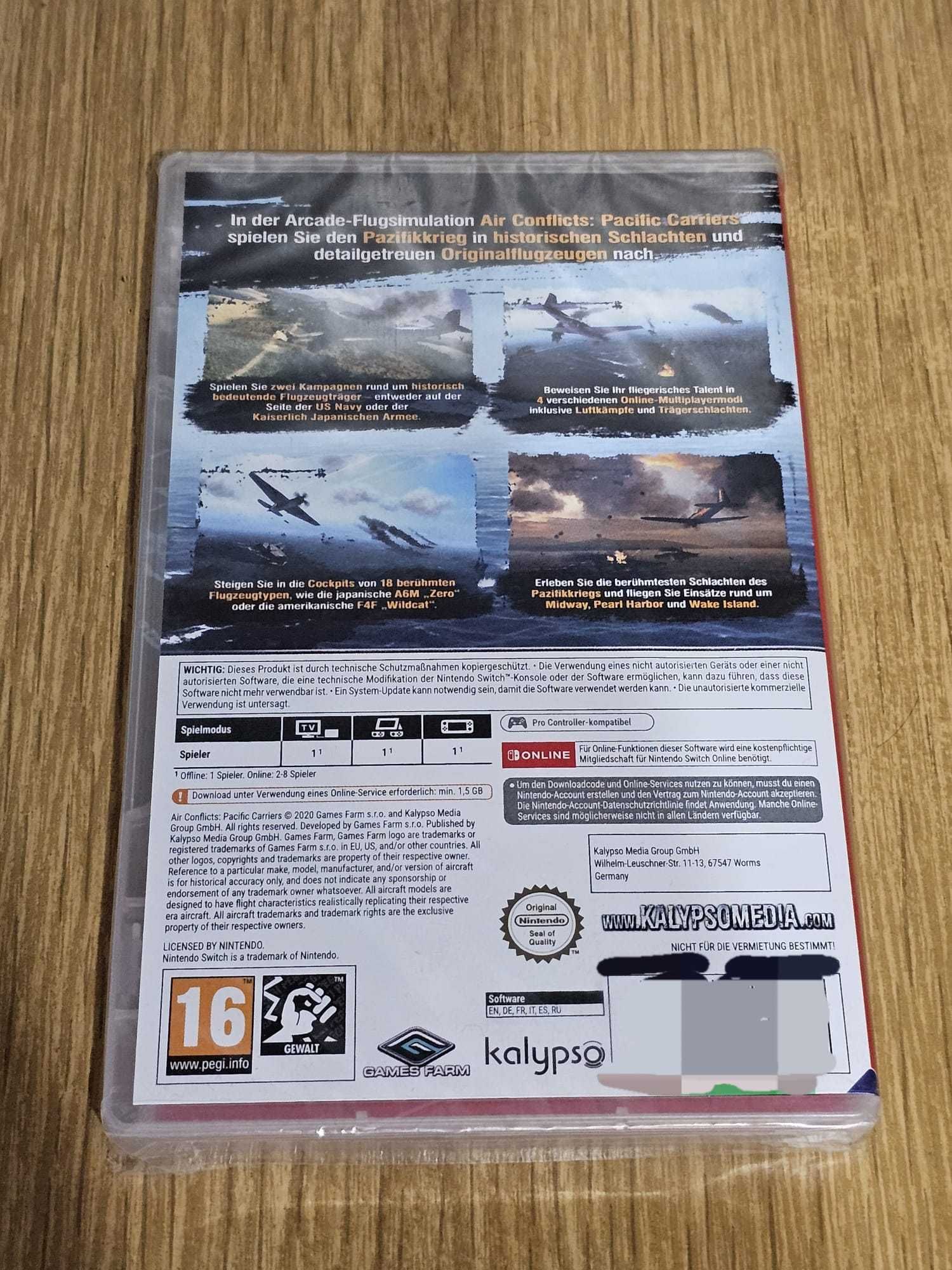 Joc Nintendo SWITCH  AIR CONFLICTS Pacific Carriers