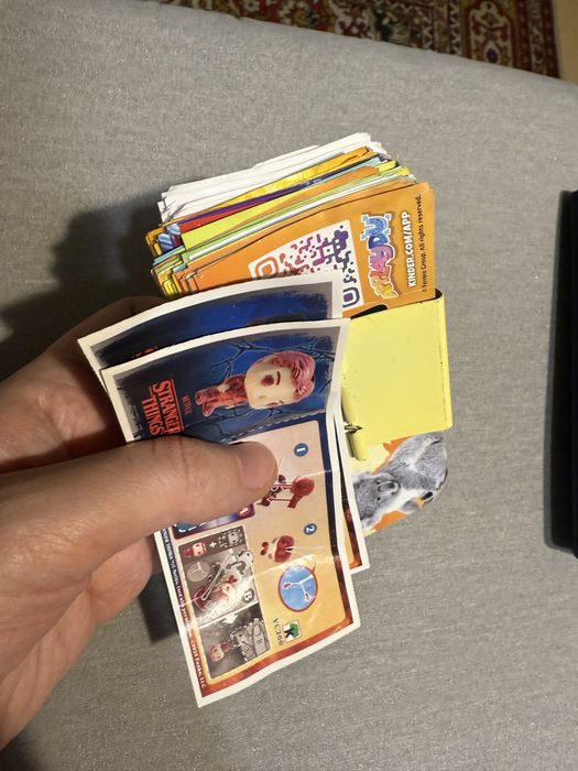 Киндер вкладыши Киндер Сюрприз и Киндер Джой