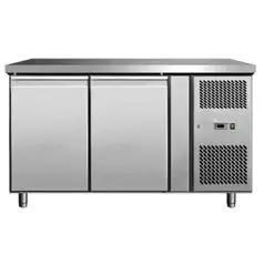 Masa frigorifica, rece, refrigerare cu doua usi, inox