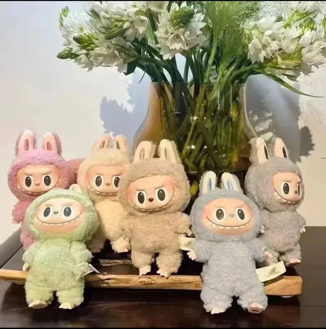 Плюшена играчка Labubu 18см Лабубу плюшен Ключодържател