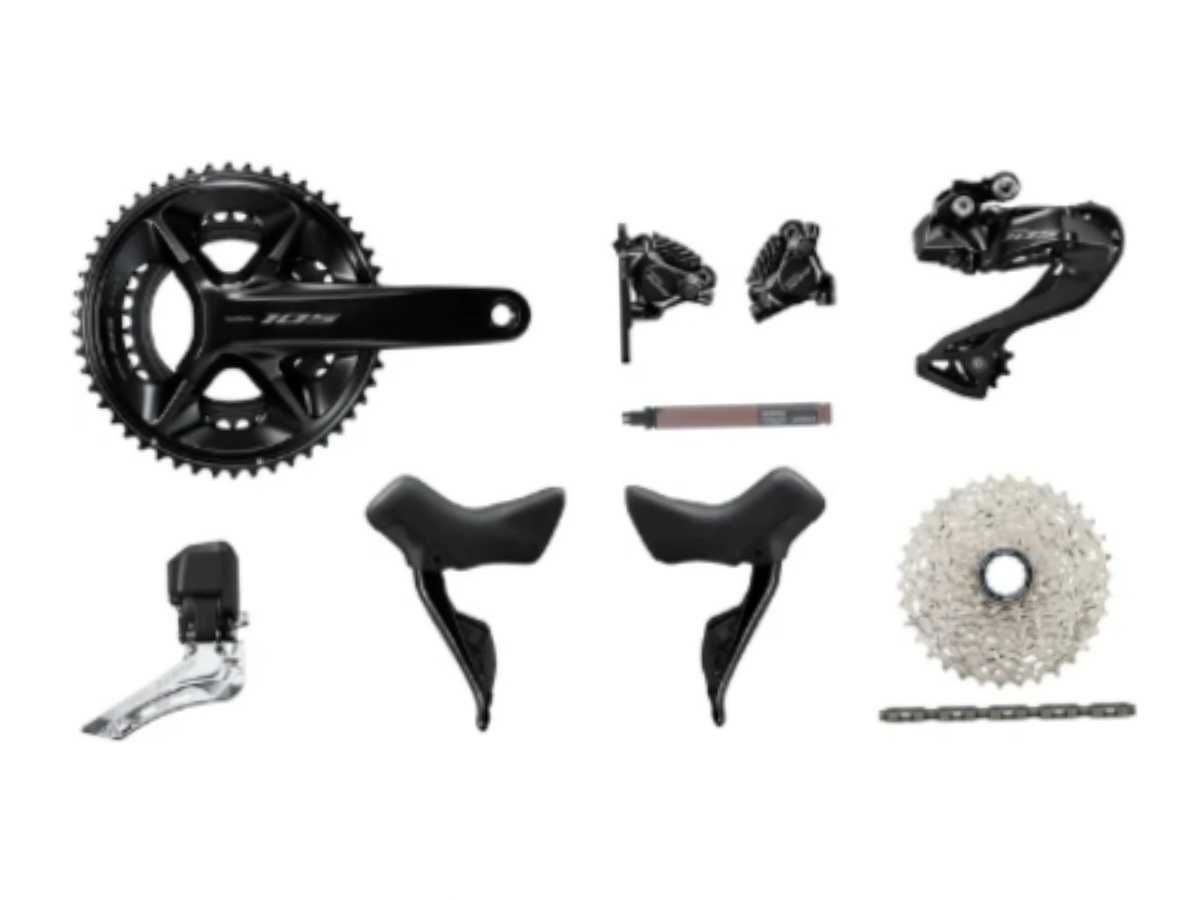 Shimano 105 Di2 R7100 Compact-172.5mm 11-34 Group Set Монтаж 2x12sp