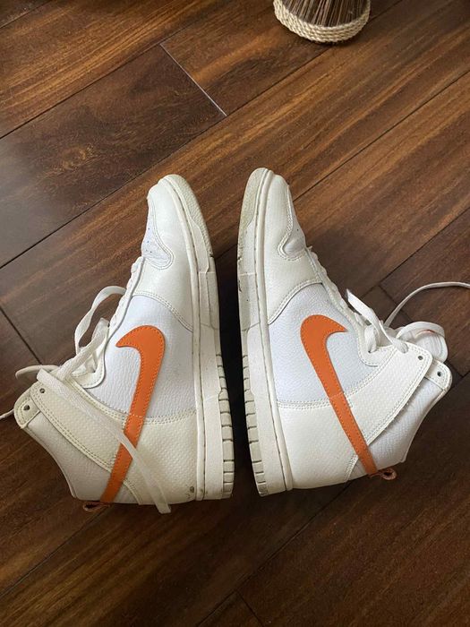 Nike Air Force Dunk High Orange- дамски