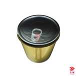 Cutie de conserve rotunde din metal