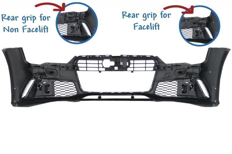 Bara Fata AUDI A7 4G Facelift (2015-2018) RS7 Design cu grile