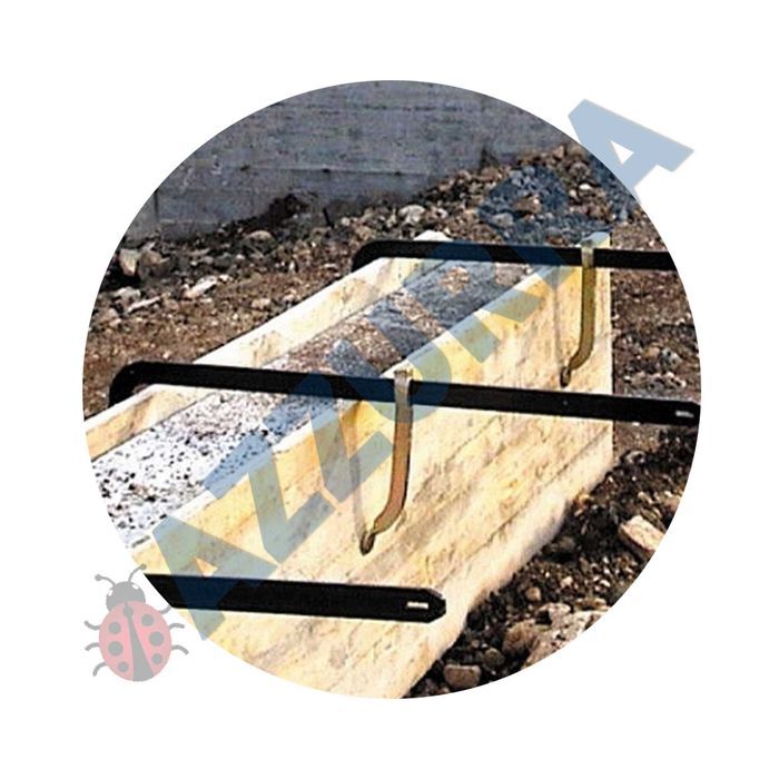 Spade PROFIL U CU CIOC ,MONTANTI cofraje zincati 50 100 150cm distanti