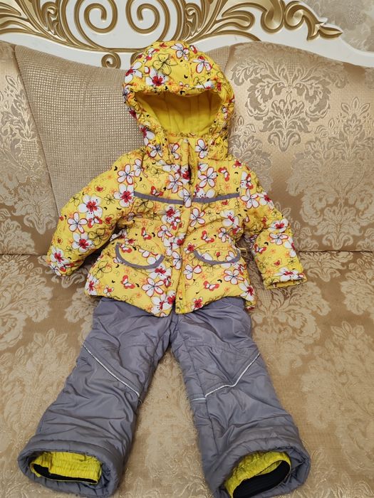 Комбинезон зимний, куртка для девочки
