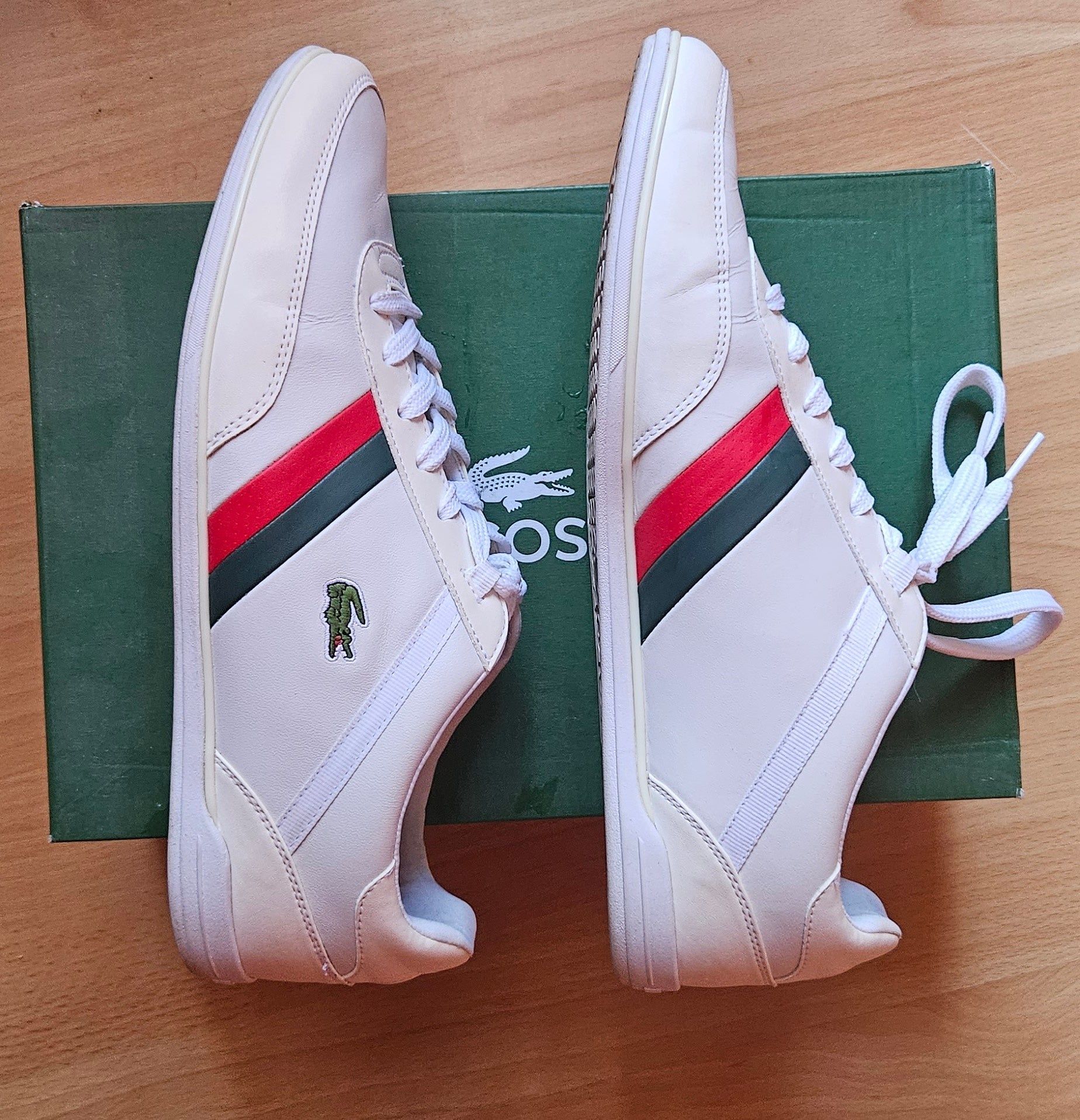 Adidași Lacoste Piele