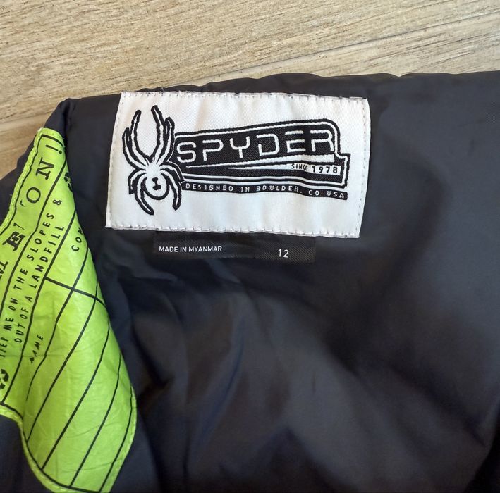 Costum ski Spyder, fete 12 ani
