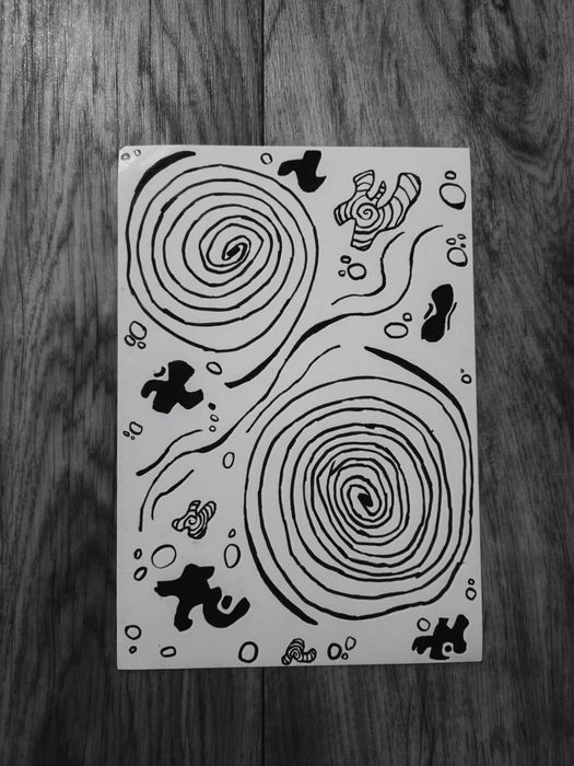 Картина черно-белая