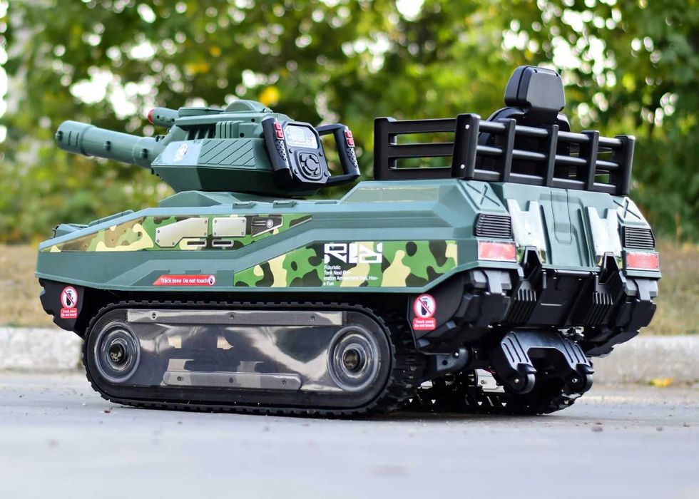 Детски Акумулаторен Танк Commander, 2х12V 12Ah, Дистанционно