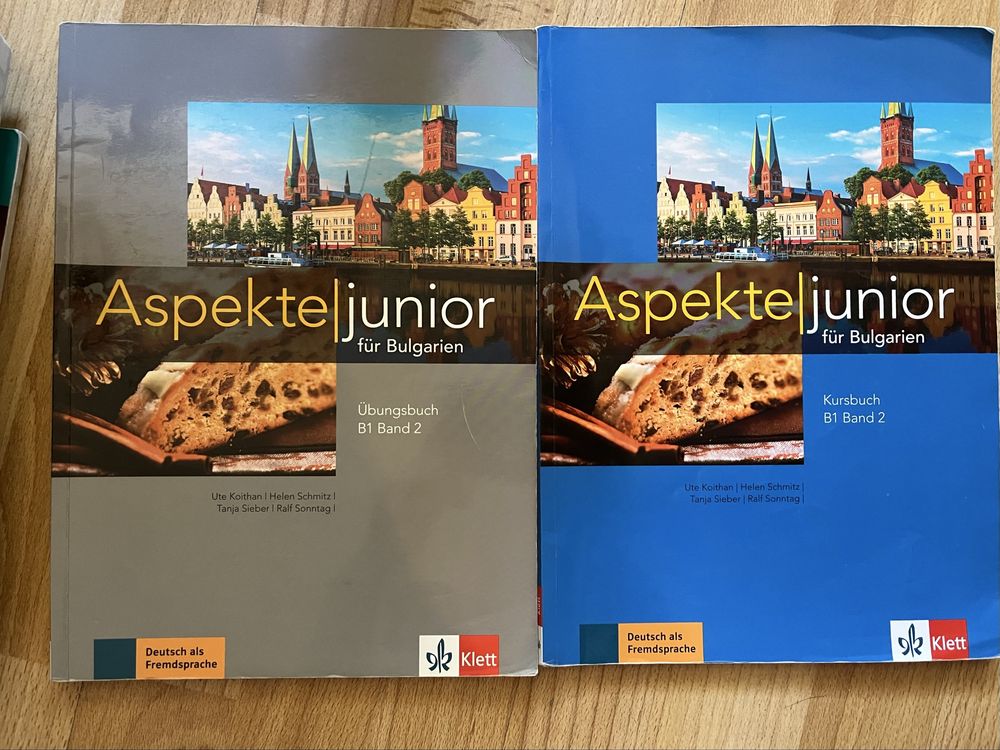 Учебници и уч. тетрадки по немски Aspekte junior и Mehr Deutsch direkt
