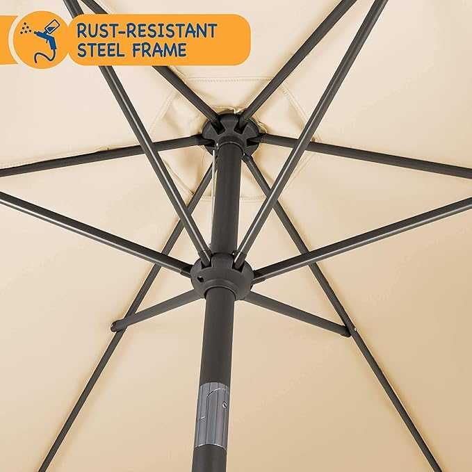 Градински чадър 2,7м Parasol, полиестер 180 g/m² (UV 30+)