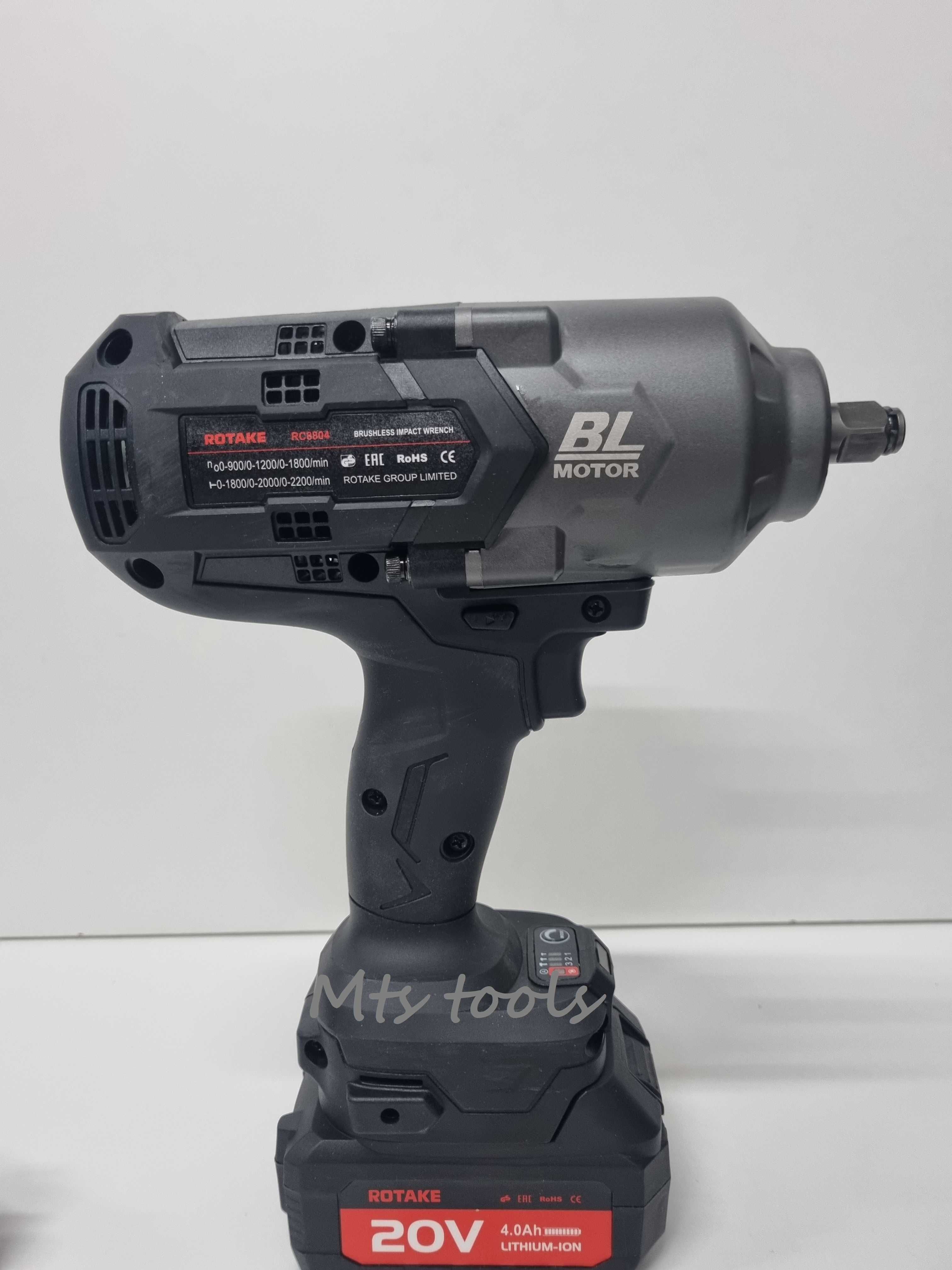 Pistol impact 1/2 rotake 20V 4.0 Ah 2 acumulatori 1080Nm