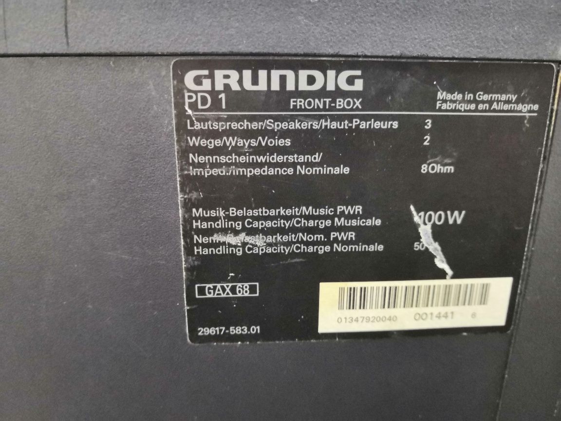 Boxe 3 cai Grundig  PD 1