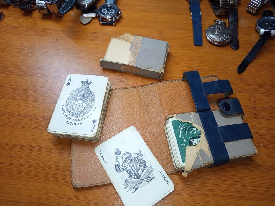 Set de cărți de joc vintage " Playing Card",Made în Anglia,anii 30-40
