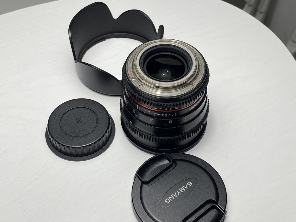 Samyang 50mm T1.5 VDSLR MK2 Montura Canon