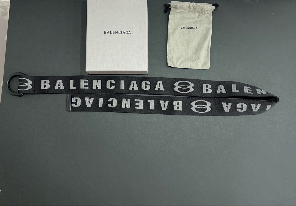 Колан Balenciaga D Ring Belt Dark Grey Men Women Unisex