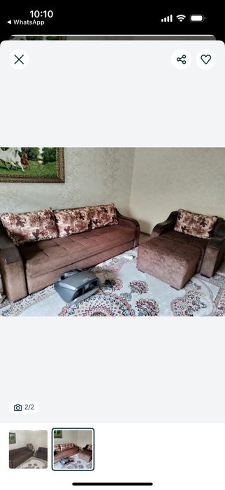 Диван и кресло в хорошем состояние