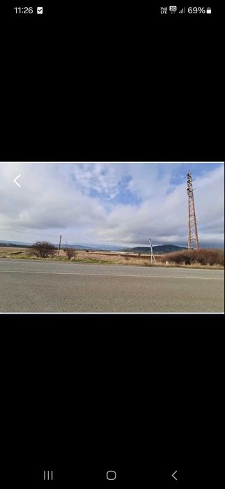 Продавам земя до магистрала