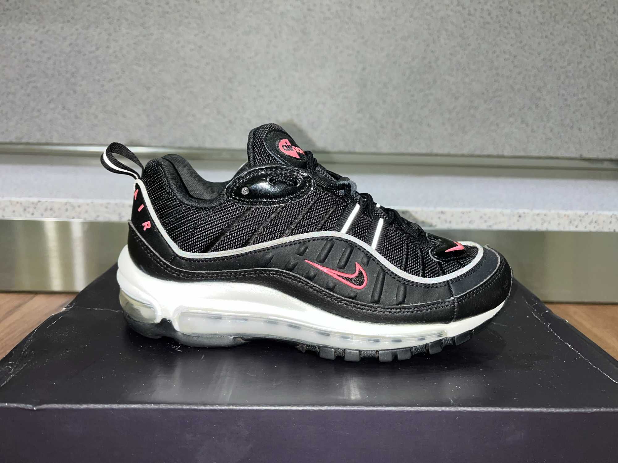 ОРИГИНАЛНИ *** Nike Air Max 98 Reflective /  Black Pink