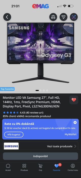 Monitor gaming samsung 144 hz 1 ms