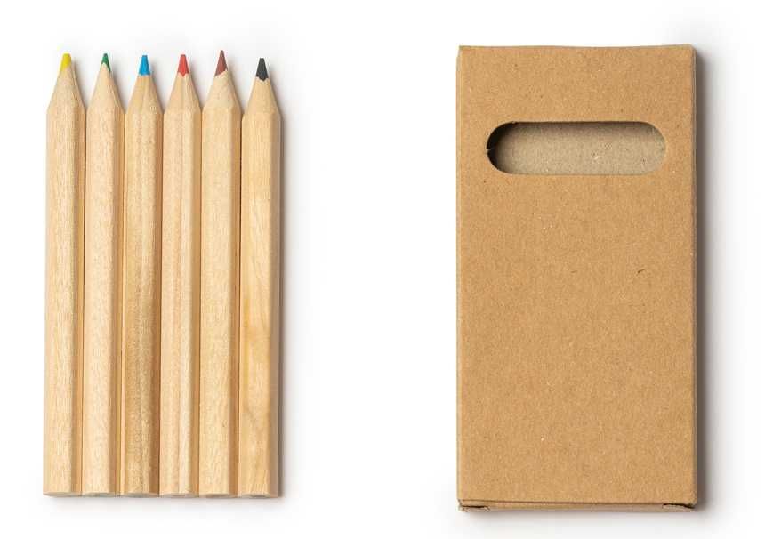 Комплект цветни моливи за рекламно брандиране