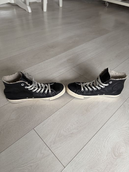 CONVERSE bascheti piele imblaniti mar.42,5 27,5 cm