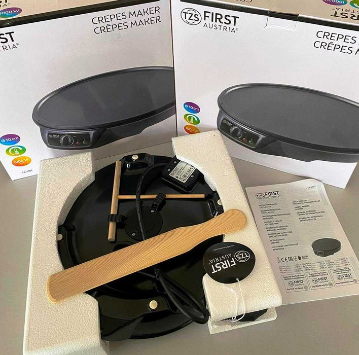 Котлон за палачинки 30см 1000W електрически тиган плоча катми