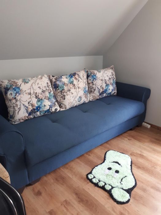 Canapea extensibila Eliza, 240 x 102 x 95 cm, Albastră