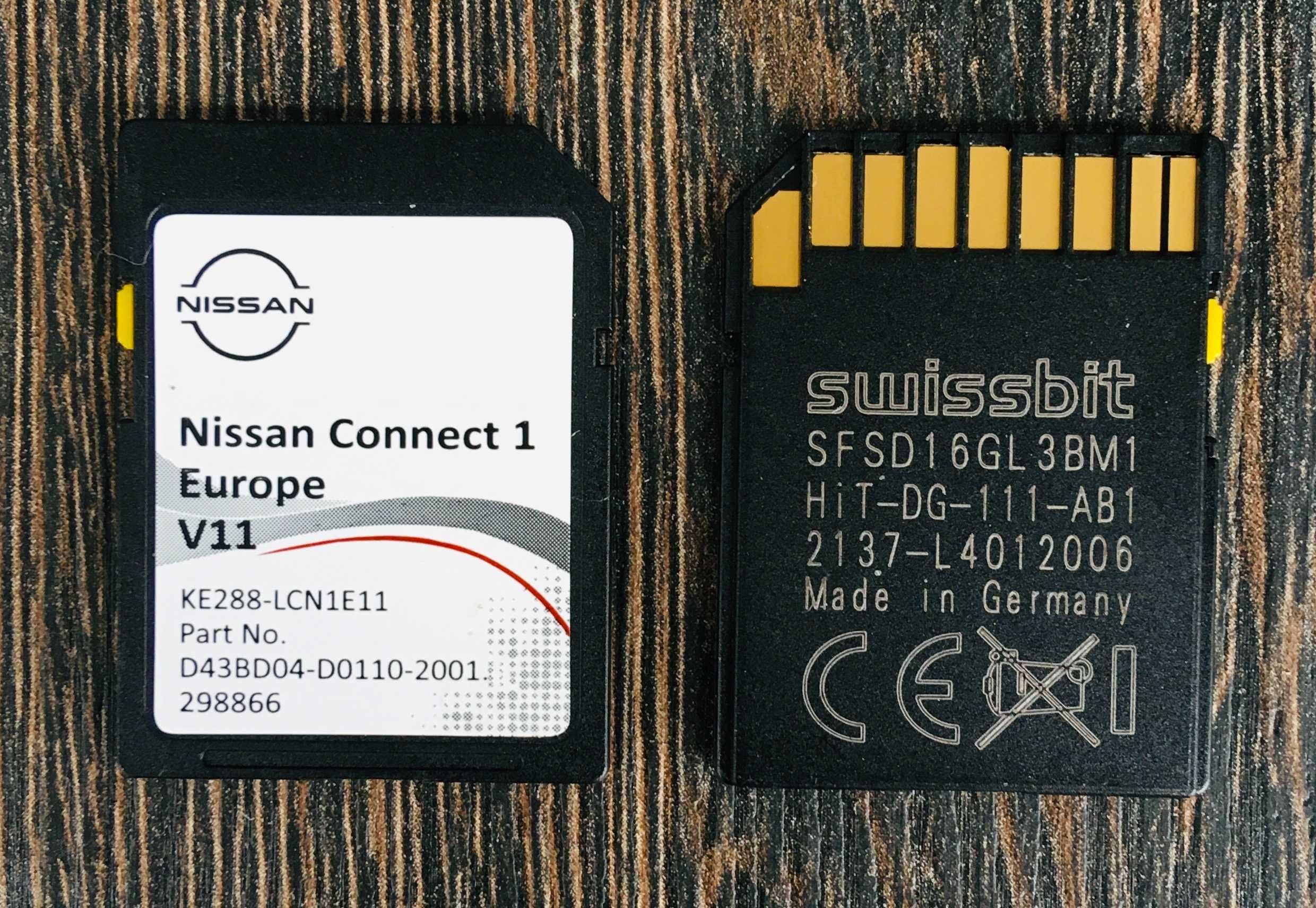 НОВО NISSAN Connect1 V11 MAPS SD CARD 2023г. сд карта Нисан Навигация