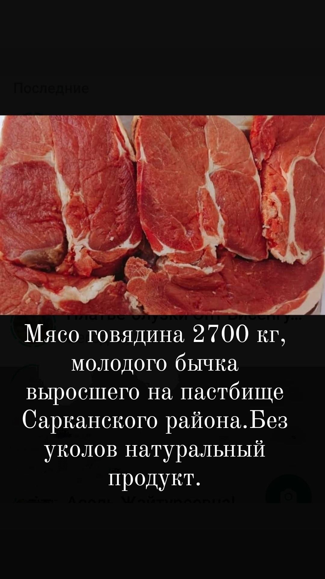 Мясо говядина 2700