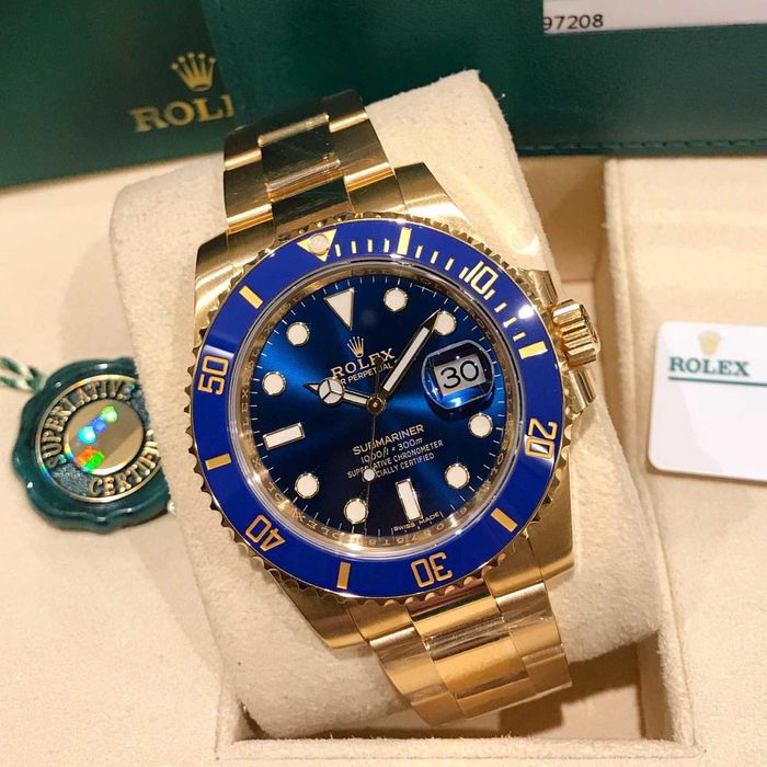 Rolex Submariner златно/синьо