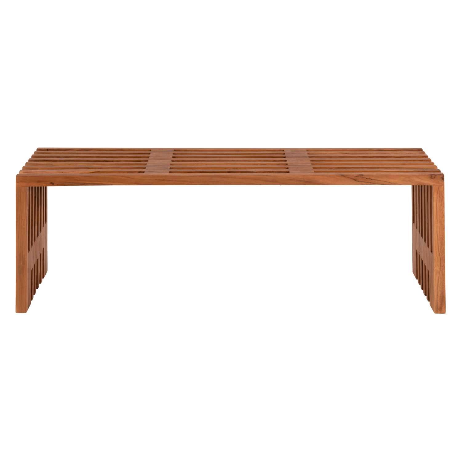 Пейка HM9829, Масив тиково дърво, 139,5x34,5x48,5Hcm