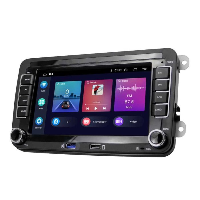 Navigatie Dedicata Volkswagen,QuadCore, 7Inch, 4Gb Ram, 64Gb stocare