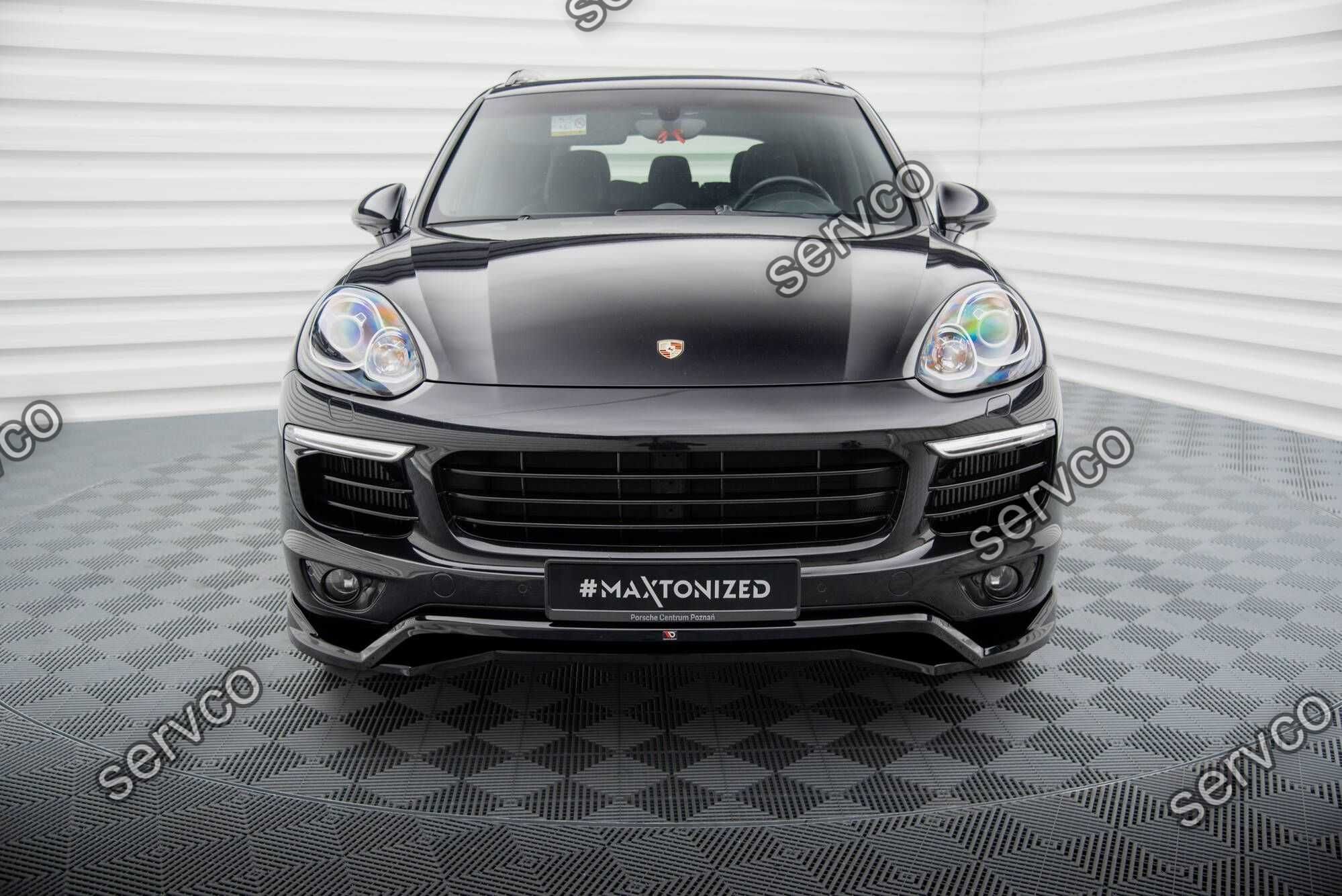 Prelungire bara fata Porsche Cayenne Mk2 2014-2018 v2 - Maxton Design