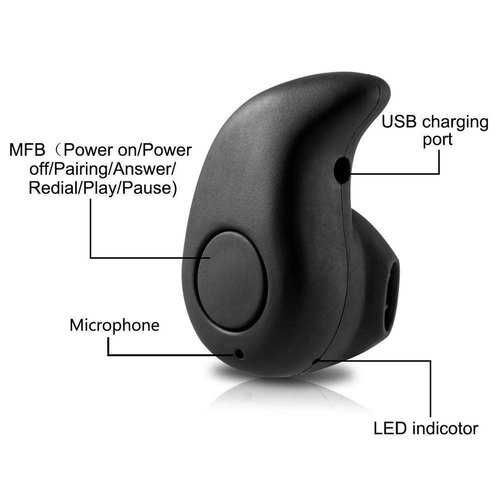 Преносима мини безжична Bluetooth (Блутут), хендсфри,слушалка,слушалки