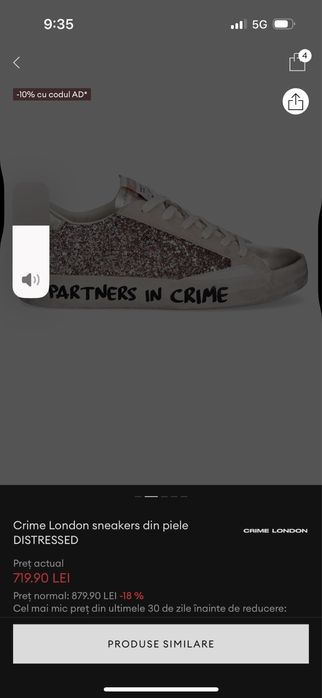 Adidas sneackers 36 CRIME Golden goose