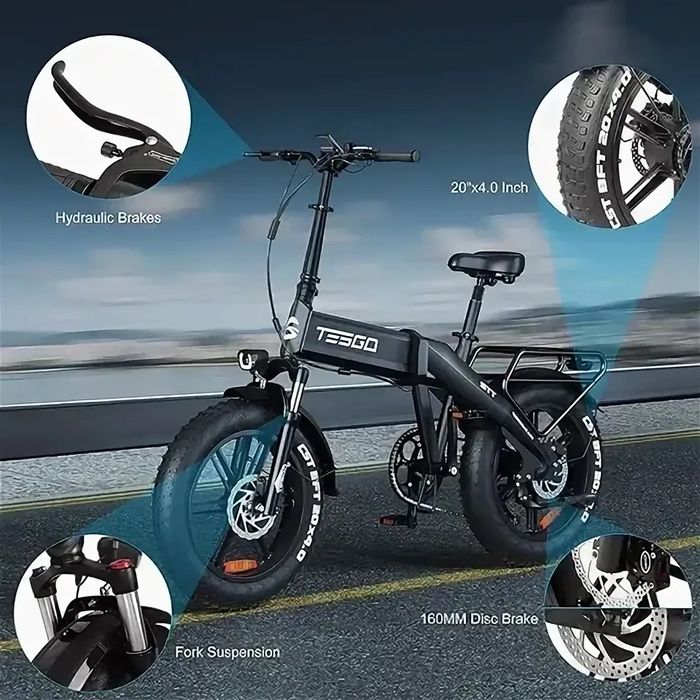 Американский мощный электровелосипед TESGO 1000V