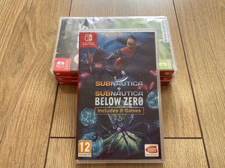Новый картридж Subnautica + Subnautica: Below Zero Nintendo Switch