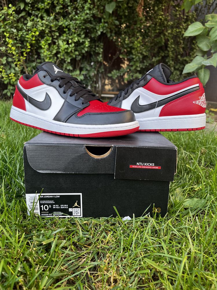 Jordan 1 Low Bred Toe