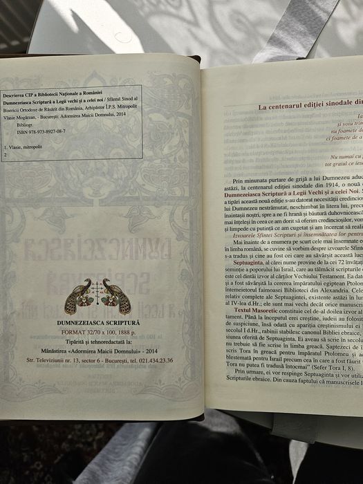 Vând Biblia 1914 ediție de lux